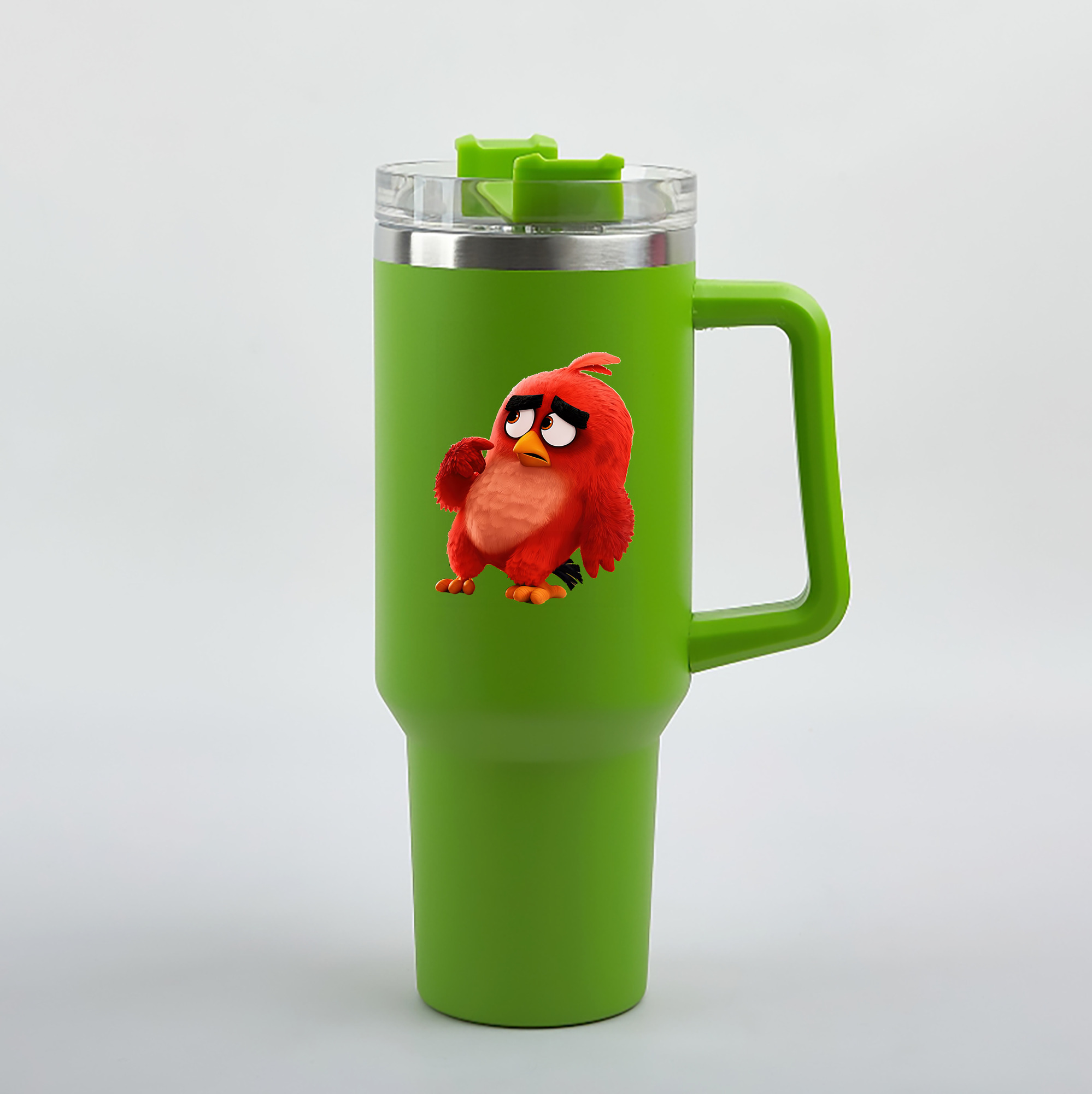 （画像用） Angry Birds アングリーバード 1200mL車用タンブラー（カラープリント）